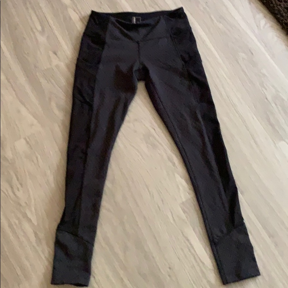 Black Yoga Pants W/ Side Pocket